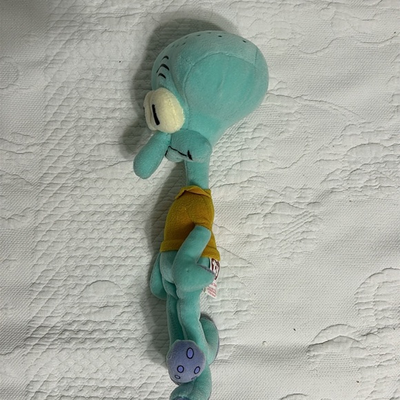 Collectible Ty Squidward Tentacles Beanie Baby Stuffed Animal 2004. - Picture 12 of 14